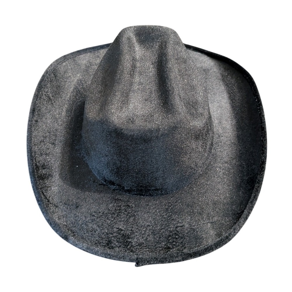 NEW Black Felt Kids Cowboy Hat Costume Dress Up Western Party Halloween Prop - Picture 3 of 4